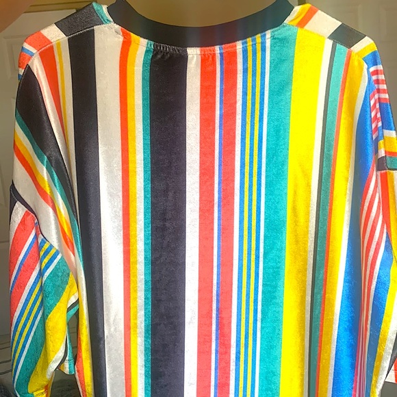 ASOS DESIGN Oversized Vertical striped  Tee - Picture 5 of 5